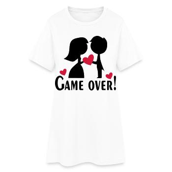 wedding - Women’s T-Shirt Dress - white - Front