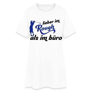 golf - Frauen T-Shirt-Kleid - Weiß - Vorne