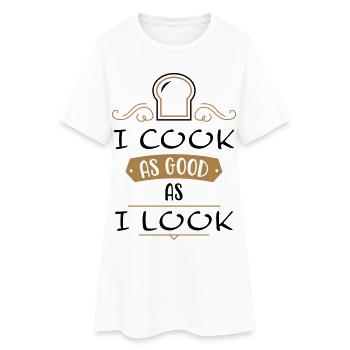 Chef amateur - Robe T-shirt Femme - blanc - Devant