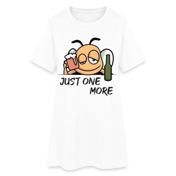 Juste un de plus - Robe T-shirt Femme - blanc - Devant