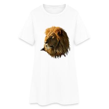 Lion - Robe T-shirt Femme - blanc - Devant