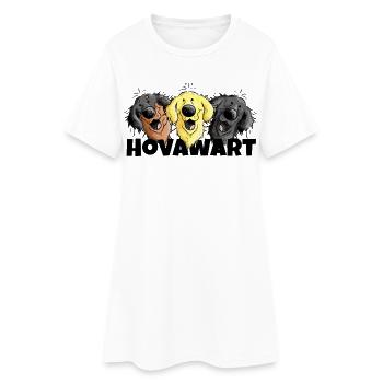 Hovawart Team - Robe T-shirt Femme - blanc - Devant