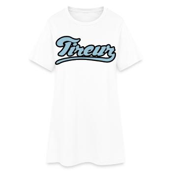 Tireur pétanque flex - Robe T-shirt Femme - blanc - Devant