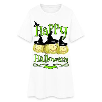 Halloween - Robe T-shirt Femme - blanc - Devant