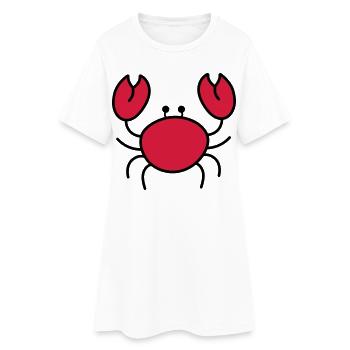 cancer - Robe T-shirt Femme - blanc - Devant