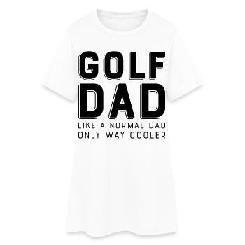 Golf - Frauen T-Shirt-Kleid - Weiß - Vorne