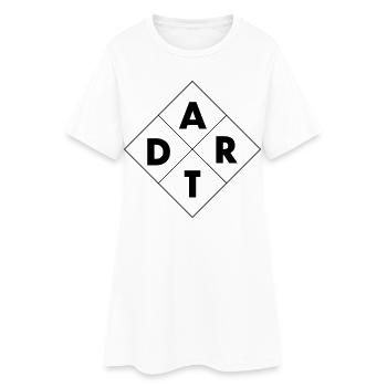 Dart Sport - Robe T-shirt Femme - blanc - Devant