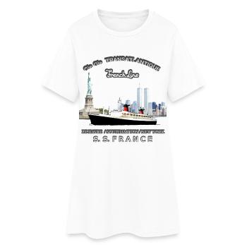 LINER FRANCE Louis RUNEMBERG © Adagp - Women’s T-Shirt Dress - white - Front