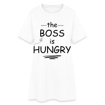 Le bébé a faim - Robe T-shirt Femme - blanc - Devant