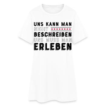 Freunde für immer - Frauen T-Shirt-Kleid - Weiß - Vorne