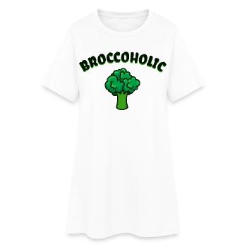 Drôles de phrases Vegan santé - Robe T-shirt Femme - blanc - Devant