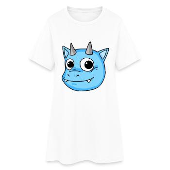 Bébé Dragon - Robe T-shirt Femme - blanc - Devant