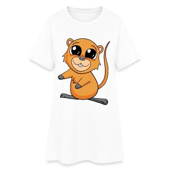 Quokka - Robe T-shirt Femme - blanc - Devant
