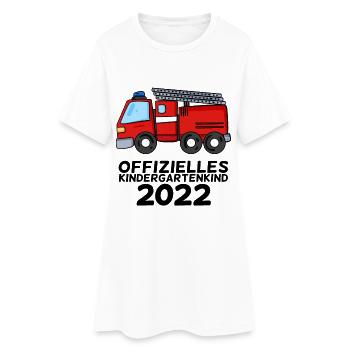 Kindergarten - Ich bin jetzt ein Kindergartenkind - Frauen T-Shirt-Kleid - Weiß - Vorne