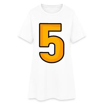 Point 5 - Robe T-shirt Femme - blanc - Devant