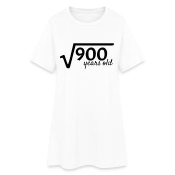 30 years old - Women’s T-Shirt Dress - white - Front