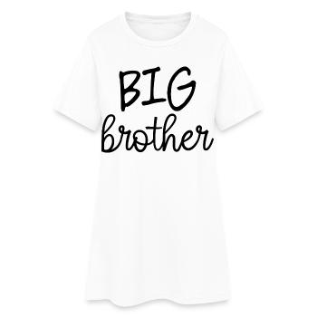 Frère aîné - Robe T-shirt Femme - blanc - Devant