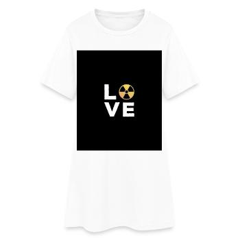 Love Cadeau Manip radio Radiologue Radiologie - Robe T-shirt Femme - blanc - Devant