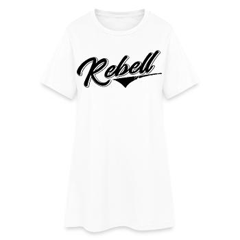 rebelle dieb rowdy rebelle bandit hustler gang crime - Robe T-shirt Femme - blanc - Devant