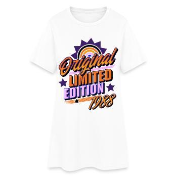 1988 Année de naissance Anniversaire - Robe T-shirt Femme - blanc - Devant