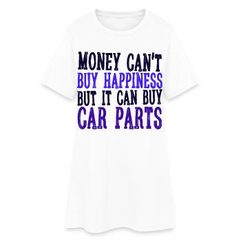 Voiture Déclaration humoristique Mécanique amoureuse de voiture - Robe T-shirt Femme - blanc - Devant
