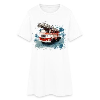 Échelle tournante IFA W50 Fire Brigade - Robe T-shirt Femme - blanc - Devant