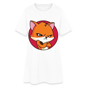 Red Fox - In Mood - Women’s T-Shirt Dress - white - Front