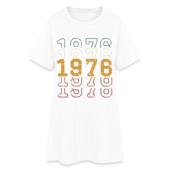 1976 - Robe T-shirt Femme - blanc - Devant
