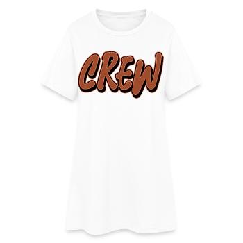 Équipage - Robe T-shirt Femme - blanc - Devant