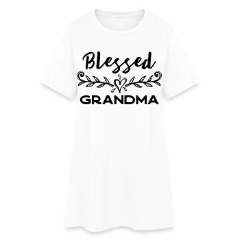 Grand-mère préférée Grand-mère Superoma Déclaration de grand-mère - Robe T-shirt Femme - blanc - Devant