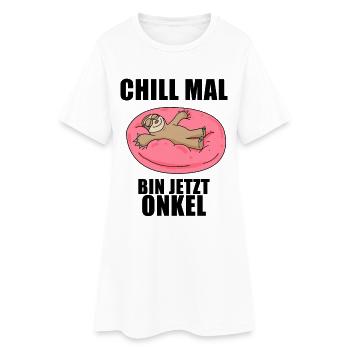 Neffe Onkel Spruch Geschenk - Frauen T-Shirt-Kleid - Weiß - Vorne