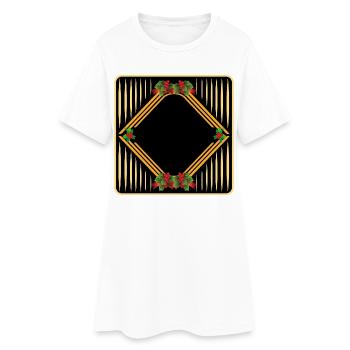 CONCEVEZ VOTRE PROPRE NOËL - Robe T-shirt Femme - blanc - Devant