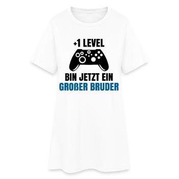 Schwangerschaft Schwanger Babybauch Statement - Frauen T-Shirt-Kleid - Weiß - Vorne