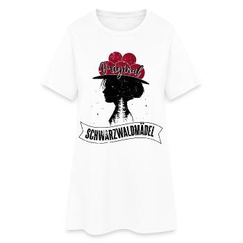Original Fille de la Forêt-Noire Bollenhut - Robe T-shirt Femme - blanc - Devant