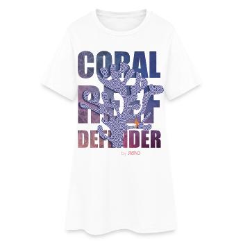 Coral Defender Crew by . NEMO - Women’s T-Shirt Dress - white - Front