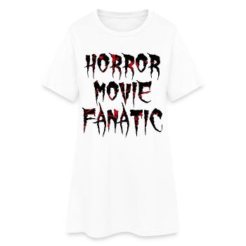 Movie Night Movies Movies Movie Statement Regarder le film - Robe T-shirt Femme - blanc - Devant