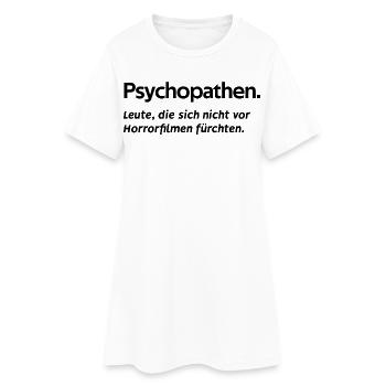 Dvd Abend Statement Filme Movies Kinoabend Serien - Frauen T-Shirt-Kleid - Weiß - Vorne