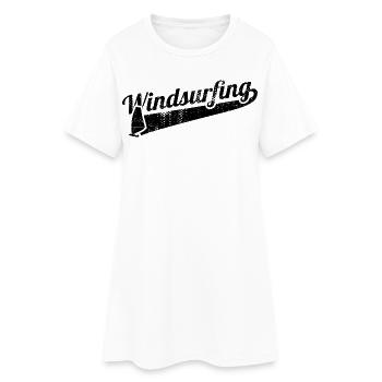 Planche à voile - Robe T-shirt Femme - blanc - Devant