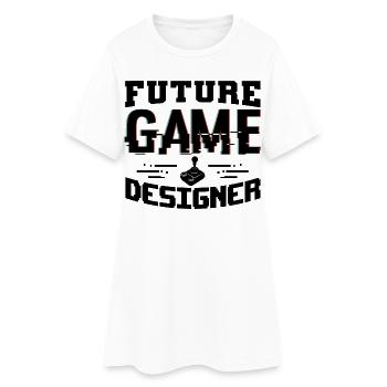 Game Designer - Women’s T-Shirt Dress - white - Front