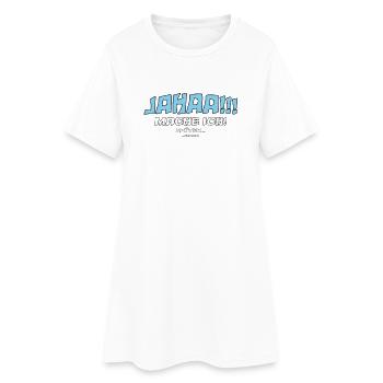 Jahaa Mach Ich Später vielleicht T-Shirt - Frauen T-Shirt-Kleid - Weiß - Vorne