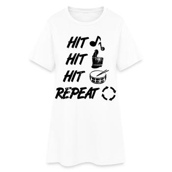 Chapelle de la marche - Robe T-shirt Femme - blanc - Devant