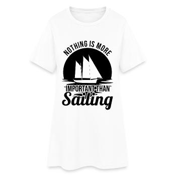 Rien n’est plus important que la voile - Robe T-shirt Femme - blanc - Devant