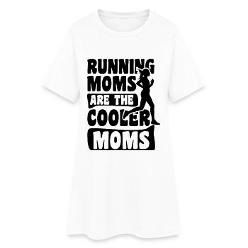 Running Nut - Women’s T-Shirt Dress - white - Front