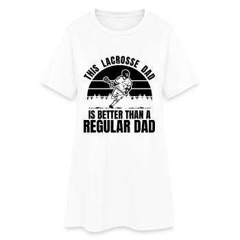 Papa de crosse - Robe T-shirt Femme - blanc - Devant