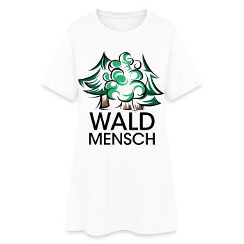Logo d’arbres d’homme de forêt icône de logo de forêts de forêt - Robe T-shirt Femme - blanc - Devant