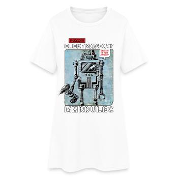 Pozor ! Elektronicky Mordulec - Robe T-shirt Femme - blanc - Devant