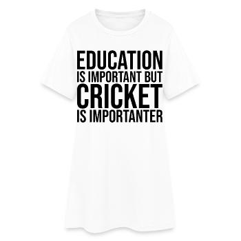 Cricket Cricket Cricket - Women’s T-Shirt Dress - white - Front