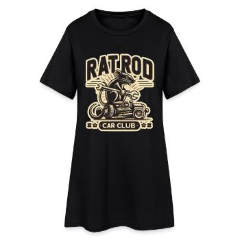 Chemise Ratsking Ratlook – Style rustique personnalisé - Robe T-shirt Femme - noir - Devant