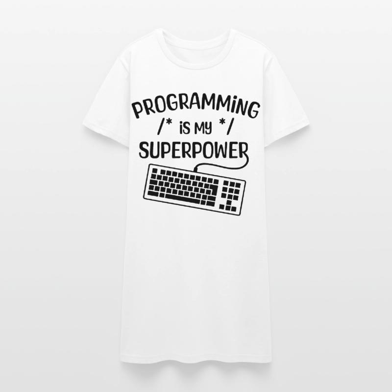 Computer Freak Statement Developer Programmer Women’s T-Shirt Dress