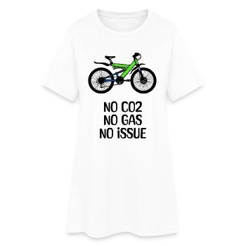 Bicycle Statement Ravitaillement en énergie - Robe T-shirt Femme - blanc - Devant